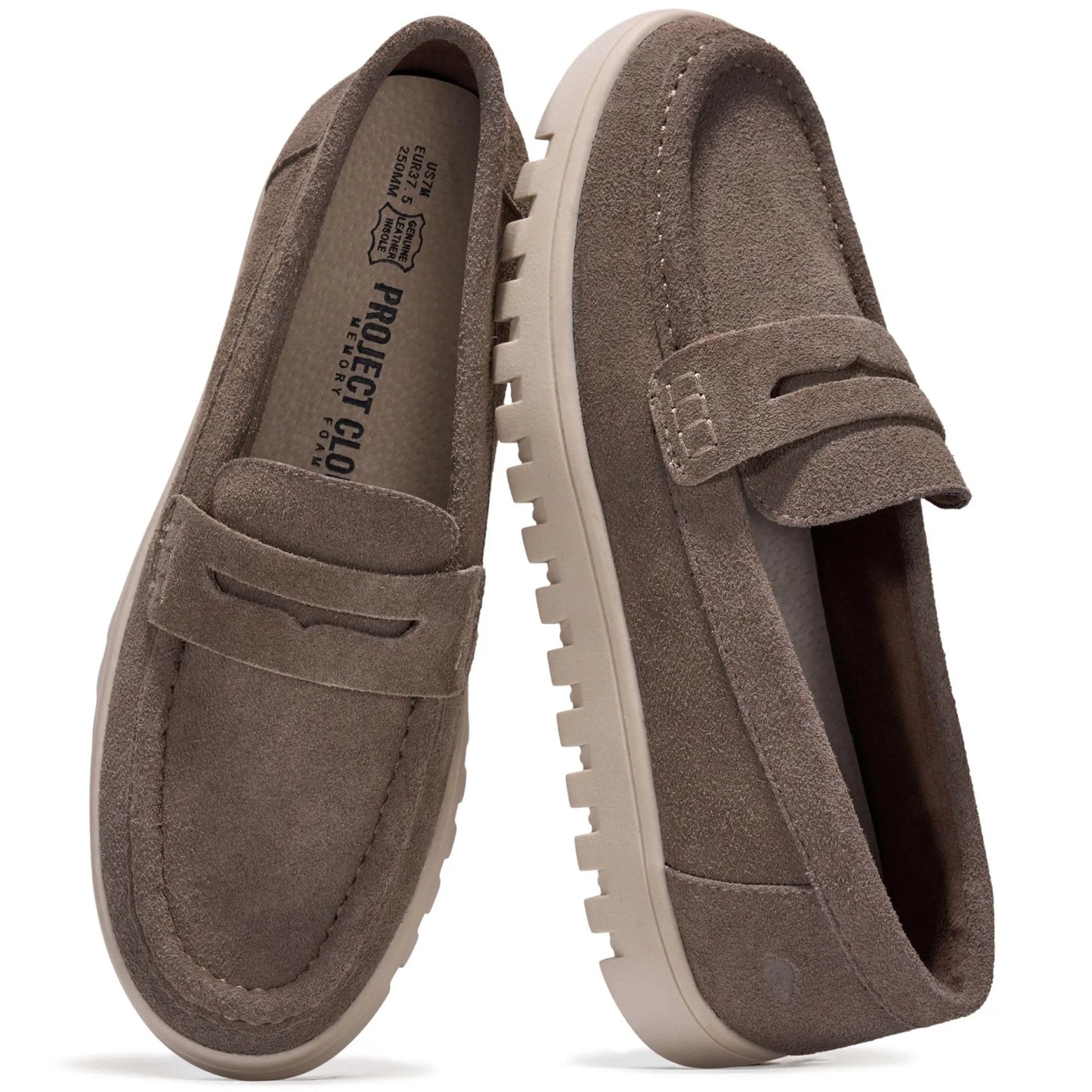Cloud Cushioned Leather Loafers