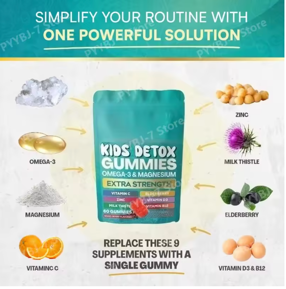 Kids Extra Support Gummies For Clearer Speech, Calmer Behavior, and Better Focus*