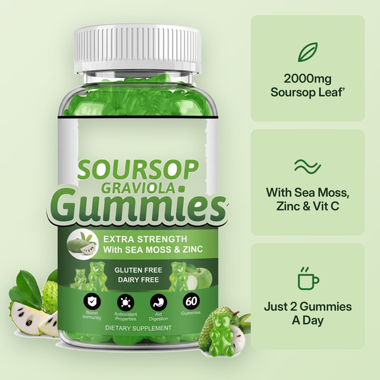 20 in 1 Soursop Gummies - Your Wellness Routine, Simplified.