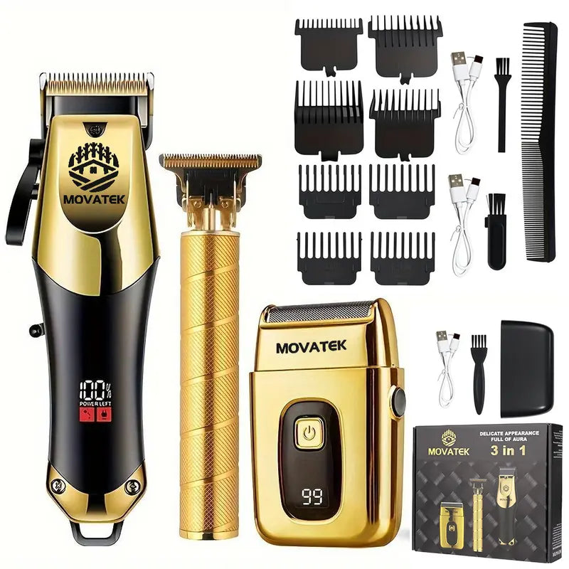 3-in-1 Professional Clipper & Trimmer Kit