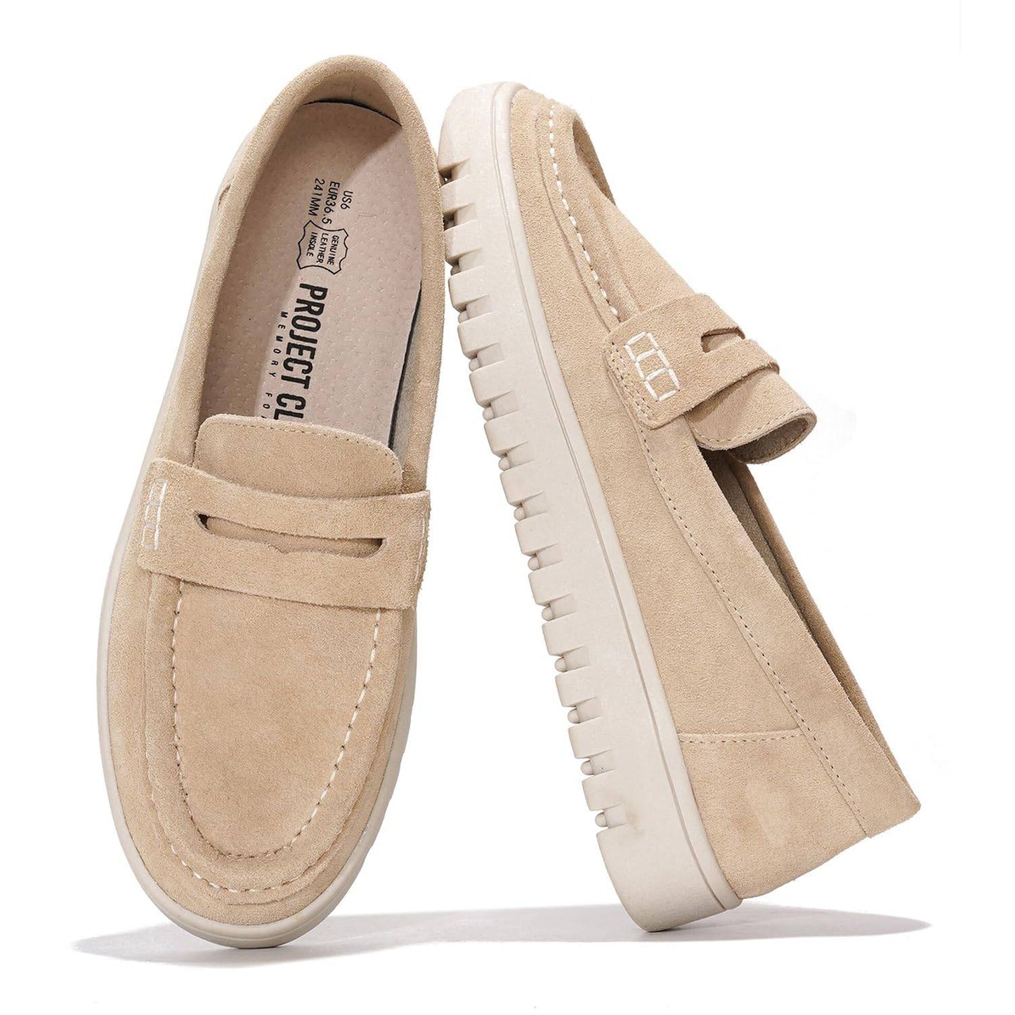 Cushioned Leather Loafers