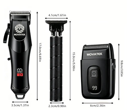 3-in-1 Professional Clipper & Trimmer Kit