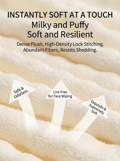 Oversized Bubble Fleece Bath Towel