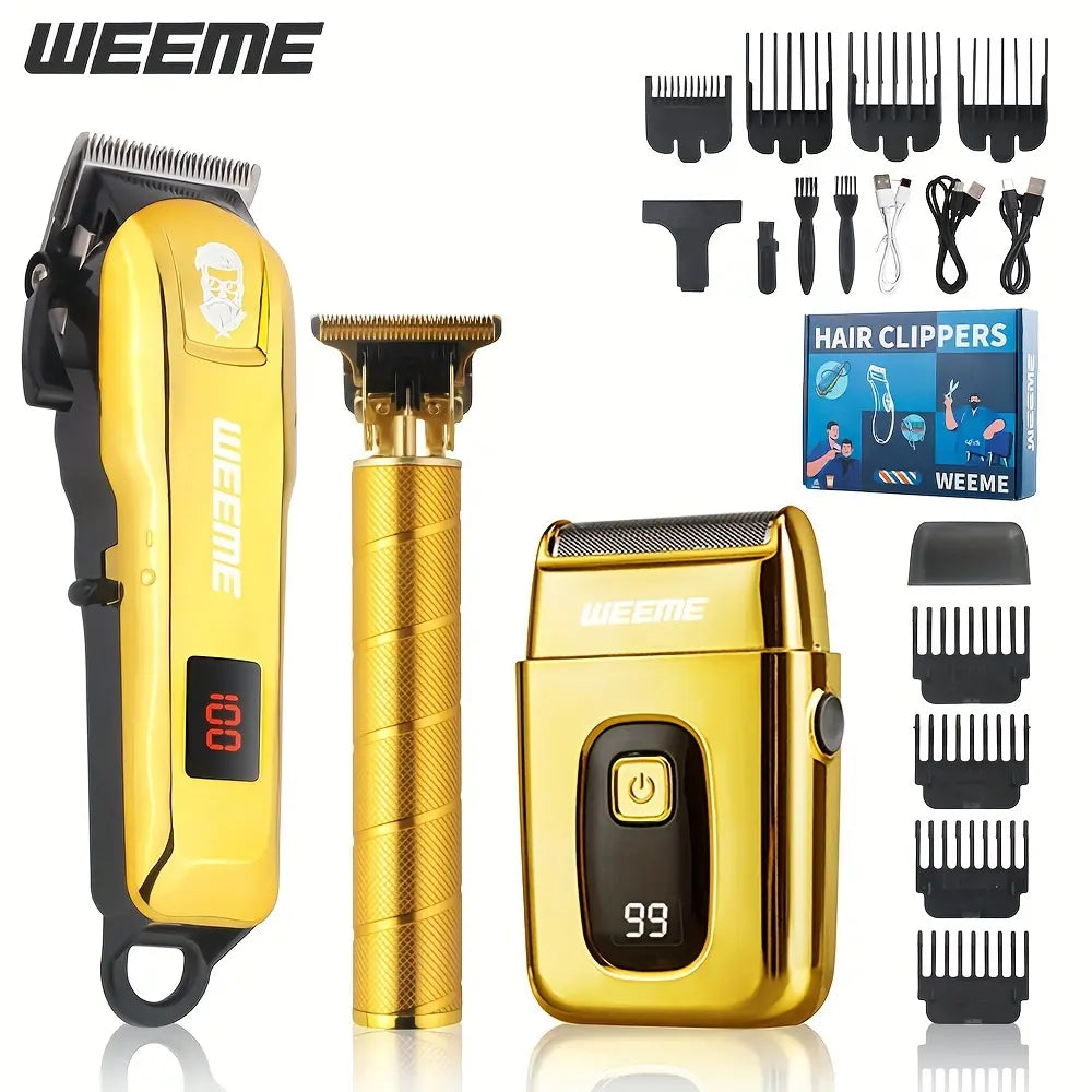 3-in-1 Professional Clipper & Trimmer Kit