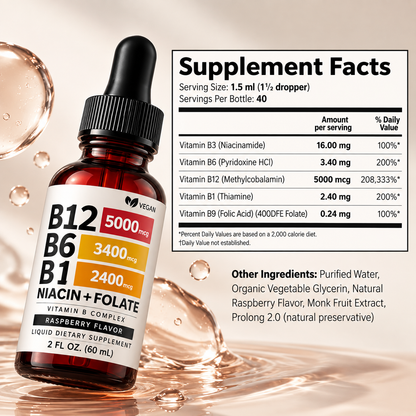 Daily B12 Support For Healthy Nerve Function