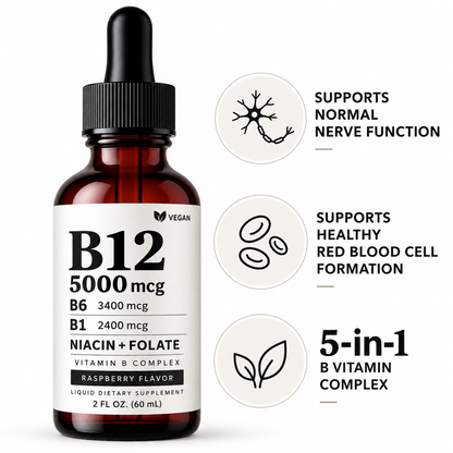 Daily B12 Support For Healthy Nerve Function