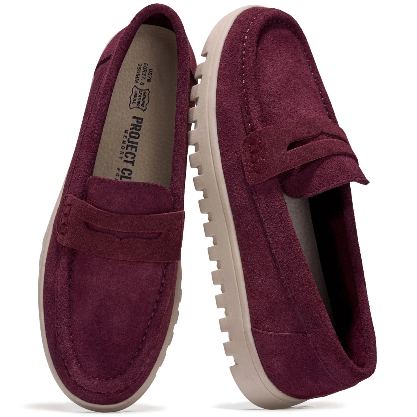 Cloud Cushioned Leather Loafers