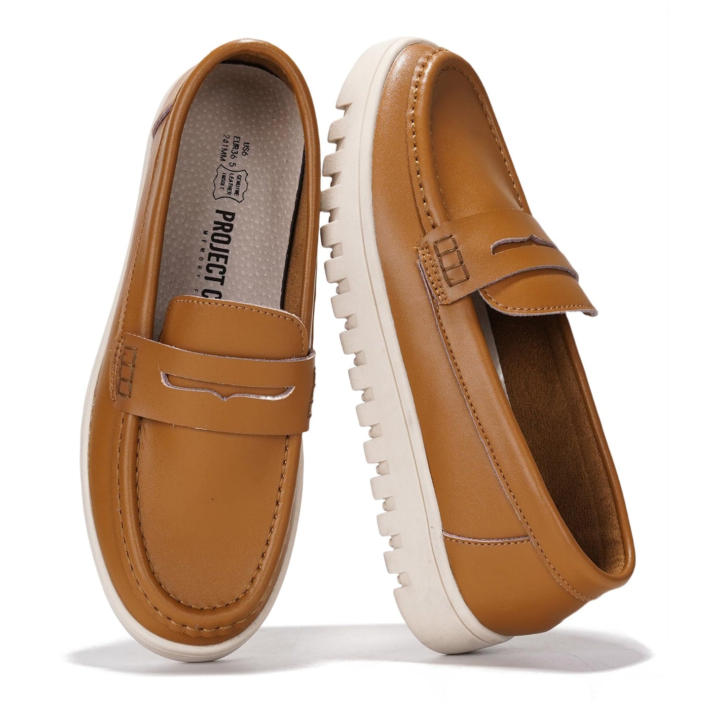 Cloud Cushioned Leather Loafers