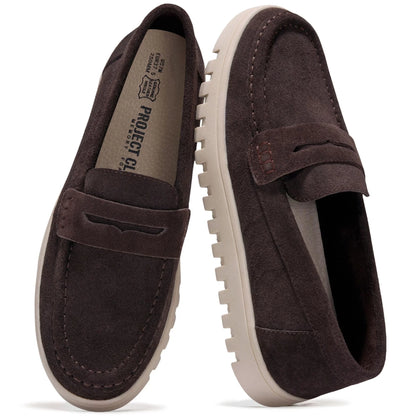 Cloud Cushioned Leather Loafers