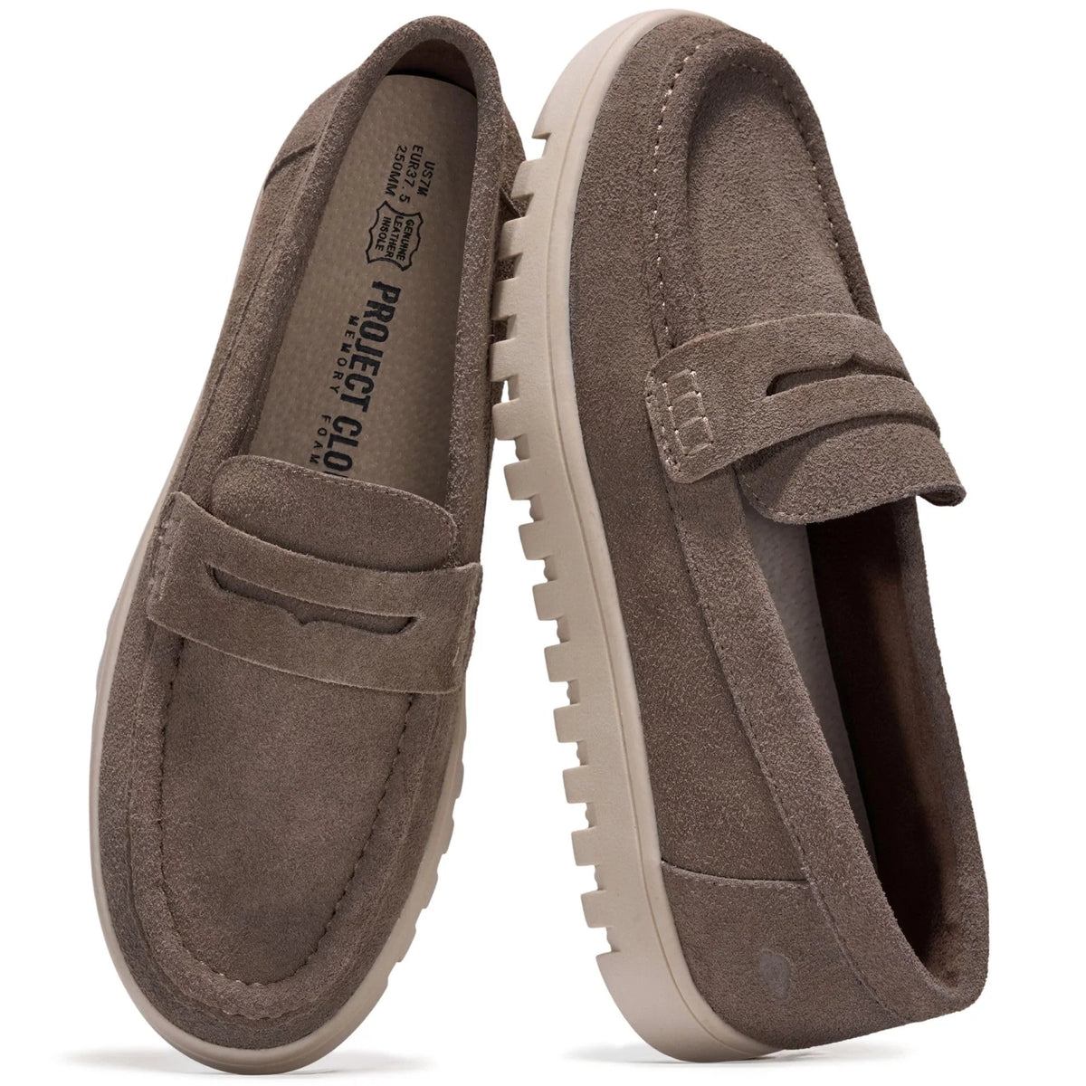 Cloud Cushioned Leather Loafers