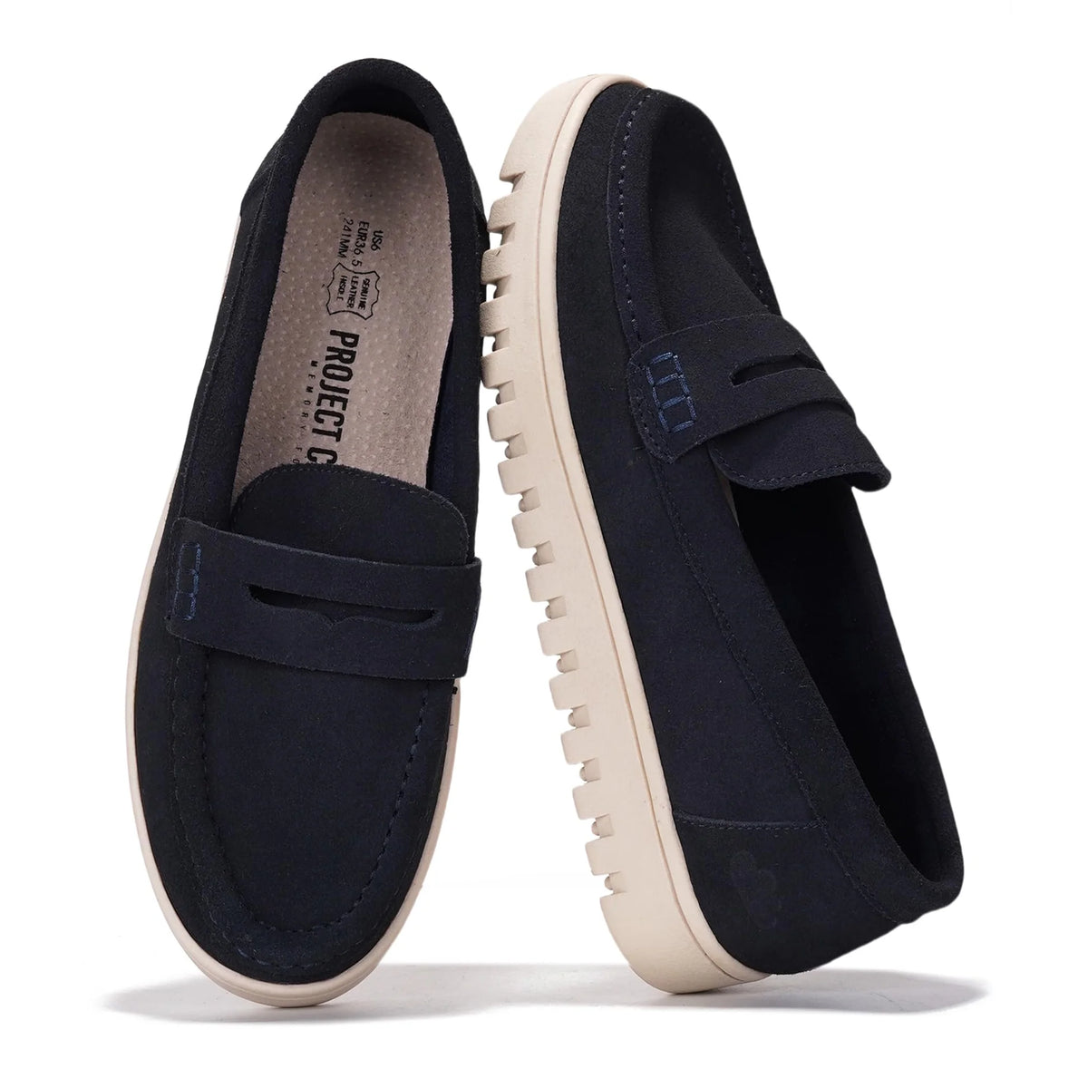 Cloud Cushioned Leather Loafers