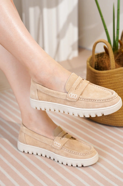 Cushioned Leather Loafers