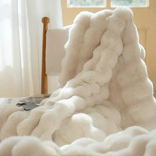Soft Rabbit Fleece Blanket