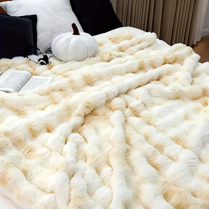 Soft Rabbit Fleece Blanket