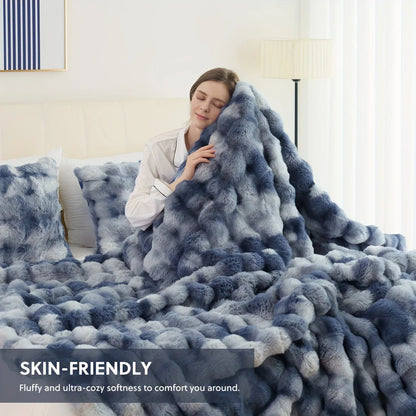 Soft Rabbit Fleece Blanket