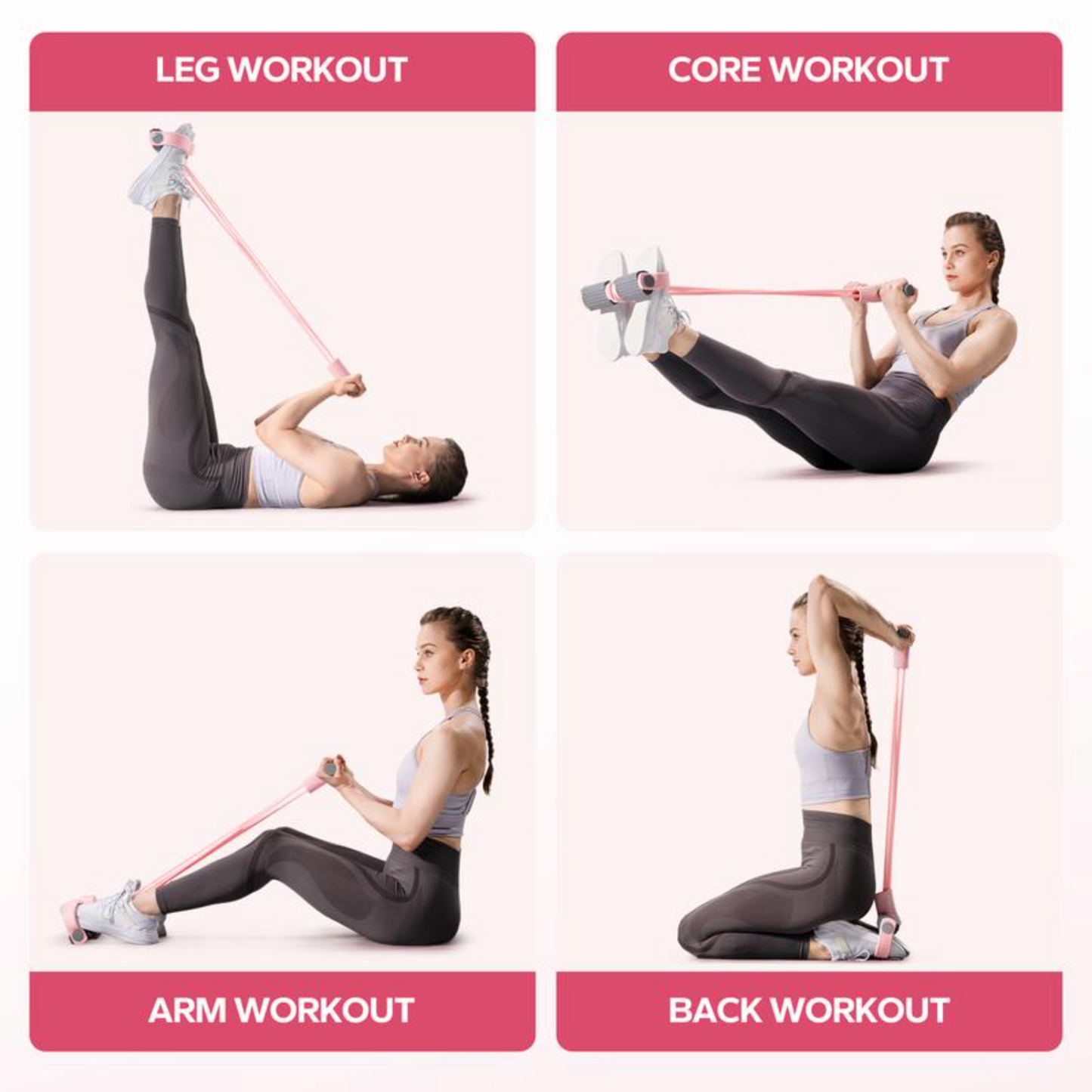 At Home Workout Resistance Bands