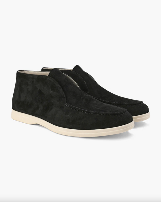 High Suede Loafers
