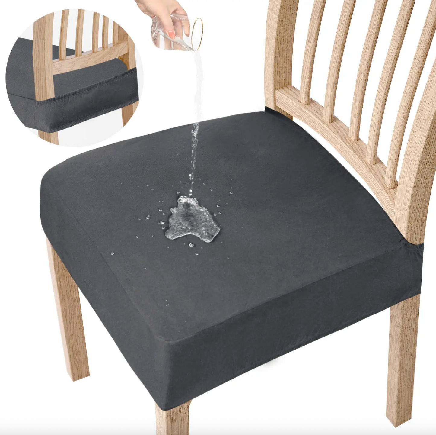 100% Waterproof Seat Covers for Dining Chairs