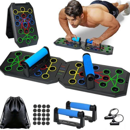 28-Hole Push-Up Board Fitness Kit