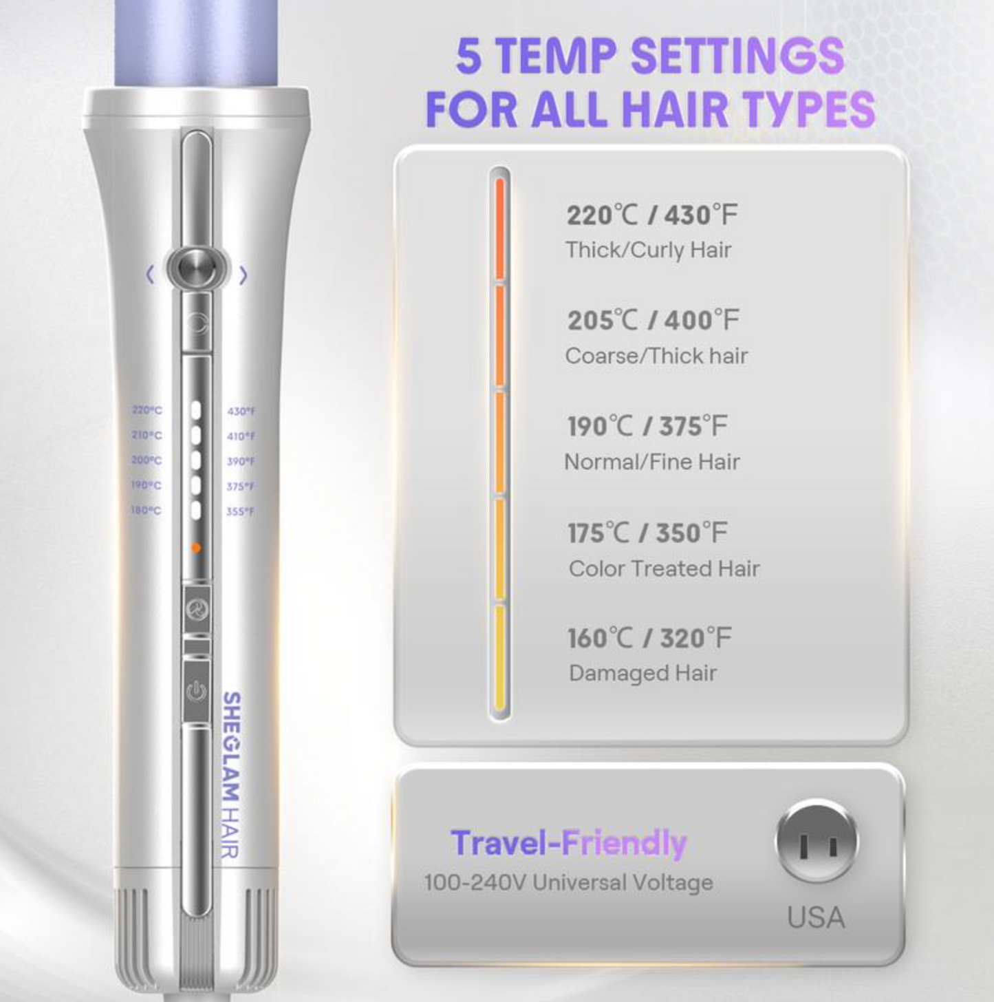 Automatic AirShot Hair Curler