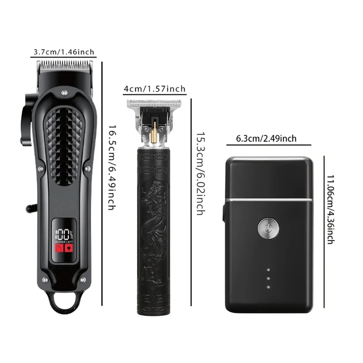 3-in-1 Professional Clipper & Trimmer Kit