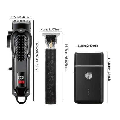 3-in-1 Professional Clipper & Trimmer Kit