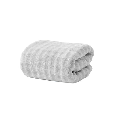 Oversized Bubble Fleece Bath Towel