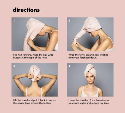 Quick-Drying Microfiber Hair Towel